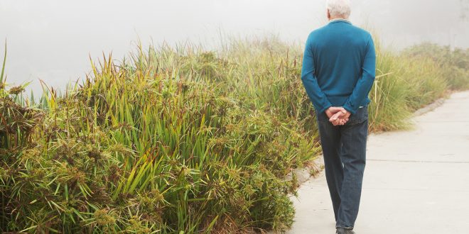 Ruling on putting one’s hands behind one’s back when walking